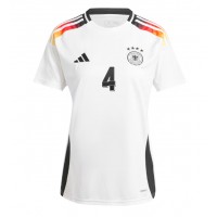Camisa de time de futebol Alemanha Jonathan Tah #4 Replicas 1º Equipamento Feminina Europeu 2024 Manga Curta